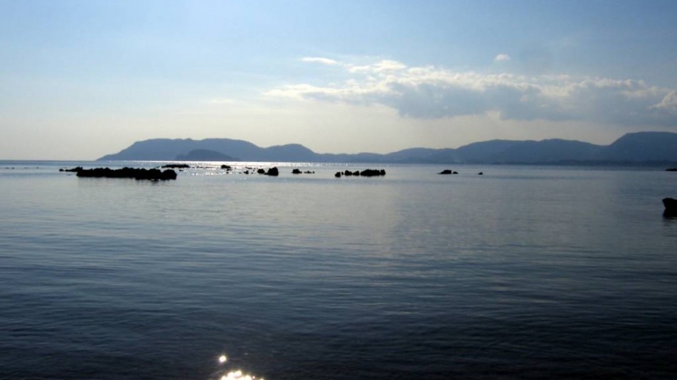 Kayaking route from Kalamaki