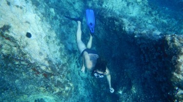 Free diving in Zakynthos