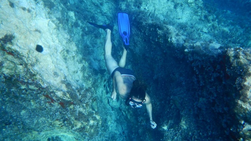 Free diving in Zakynthos