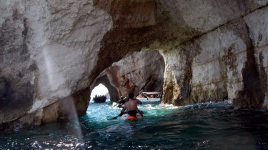 Kayak route St.Nikolaos, Volimes - Blue Caves